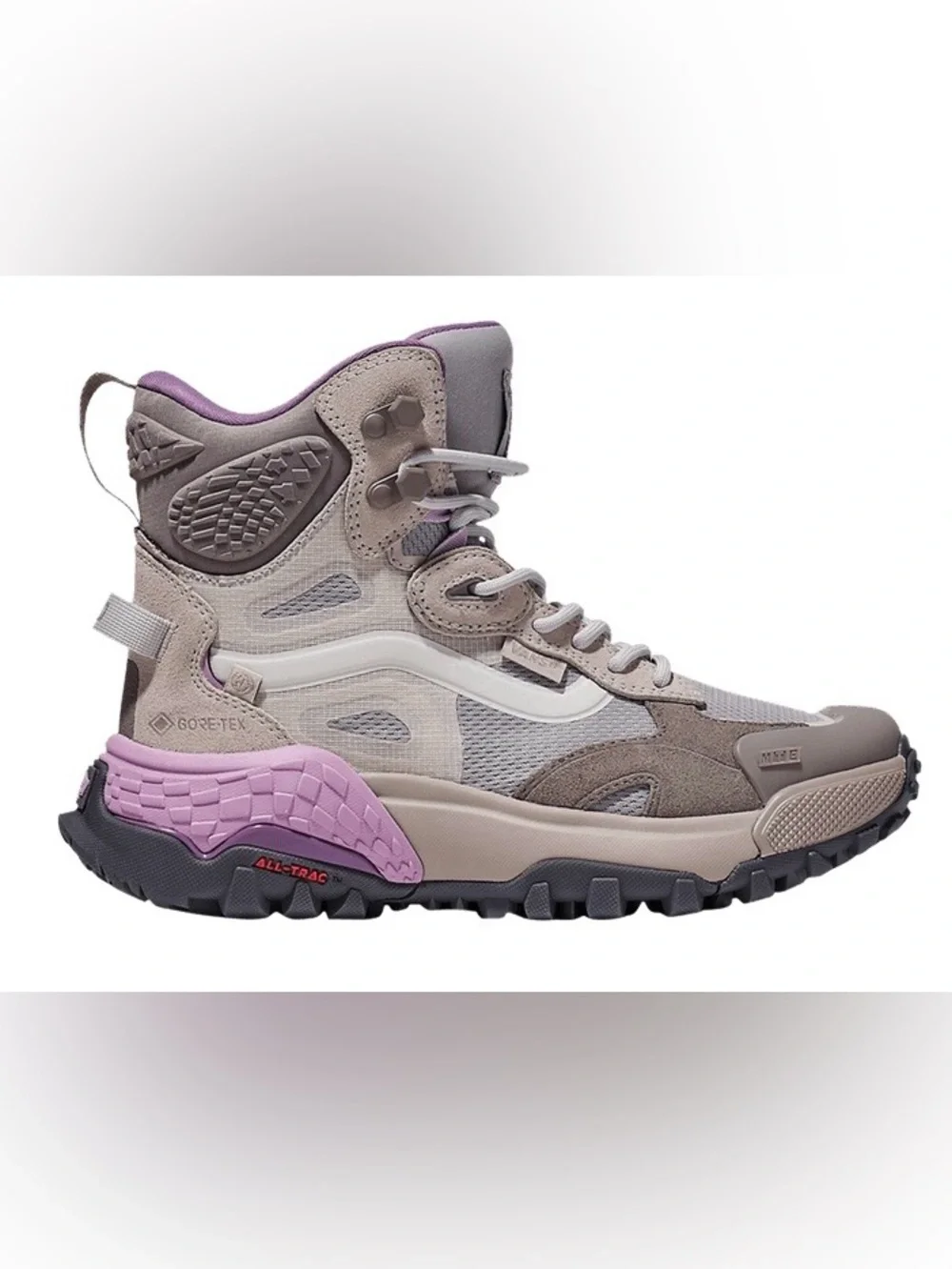 Vans GORE-TEX MTE Light Grey Purple Size 9.5 Men 11 Women’s New Trail Waterproof